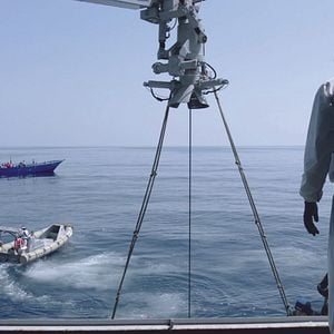 Foto Fuego en el mar