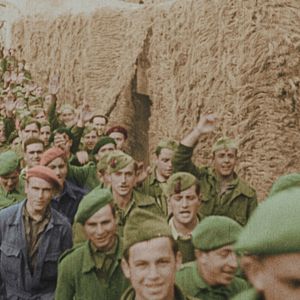 Foto España en dos trincheras. La guerra civil en color