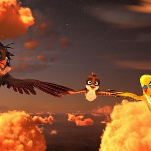 Foto Una cigüeña en apuros