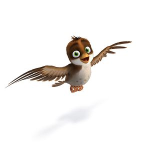 Foto Una cigüeña en apuros