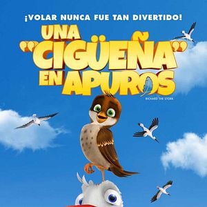 Foto Una cigüeña en apuros