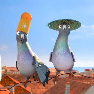 Foto Una cigüeña en apuros