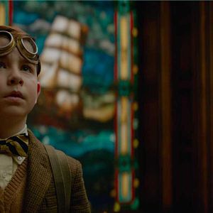 Foto La casa con un reloj en sus paredes