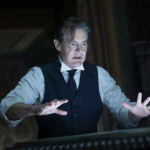 Foto La casa con un reloj en sus paredes