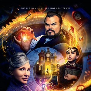 Foto La casa con un reloj en sus paredes