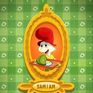 Foto Huevos verdes con jamón