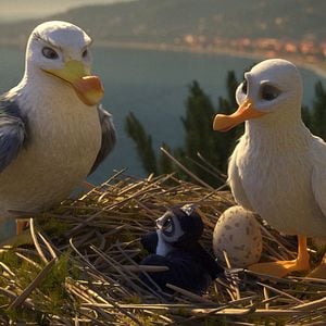 Foto Pajaritos a volar