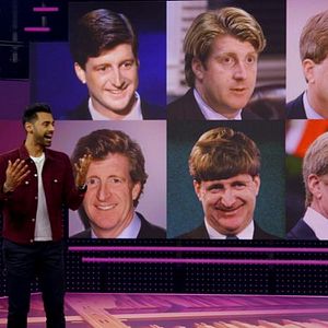 Foto Patriota no deseado con Hasan Minhaj