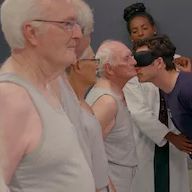 Foto 100 humanos: respuestas a preguntas de la vida.