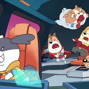 Foto Perros en el espacio