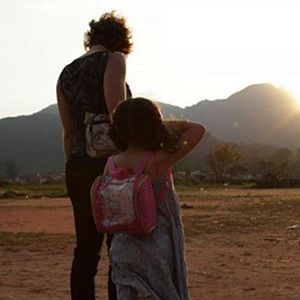 Foto El lobo detrás de la puerta