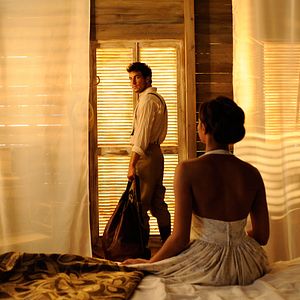 Foto Palmeras en la nieve