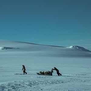 Foto Dos contra el hielo