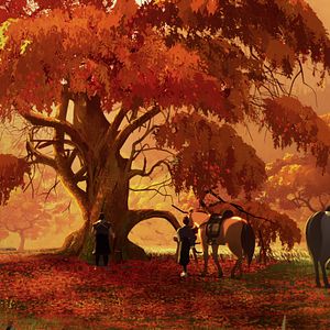 Foto Samurái de ojos azules