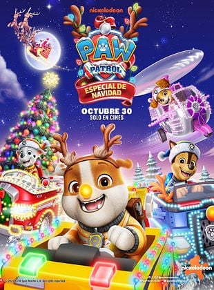 Cartel de Paw Patrol Especial De Navidad