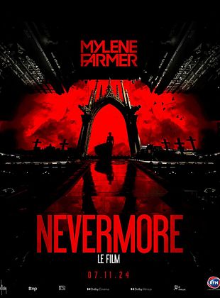 Cartel de Mylène Farmer - Nevermore - Le Film