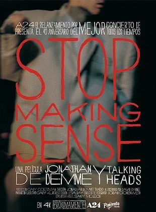 Cartel de  Stop Making Sense