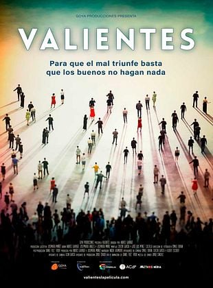 Cartel de  Valientes