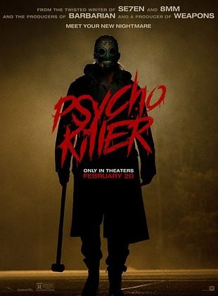 Cartel de  Psycho Killer