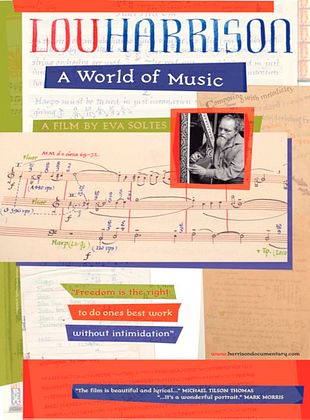 Cartel de Lou Harrison: A World of Music