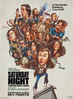 Cartel de  Saturday Night: La Noche Que Cambió La Comedia