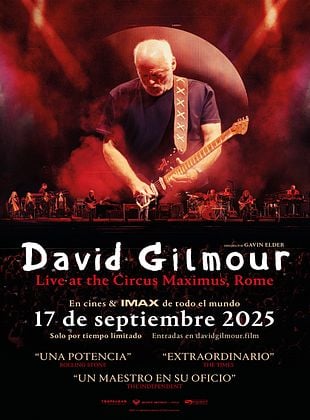Cartel de David Gilmour: Concierto en el Circo Máximo de Roma