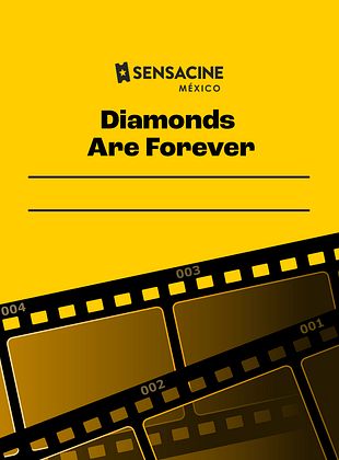 Cartel de Diamonds Are Forever