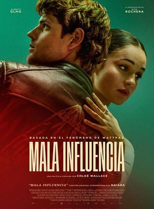 Cartel de  Mala influencia