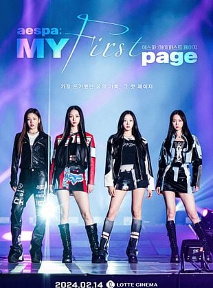 Cartel de  aespa: MY First page