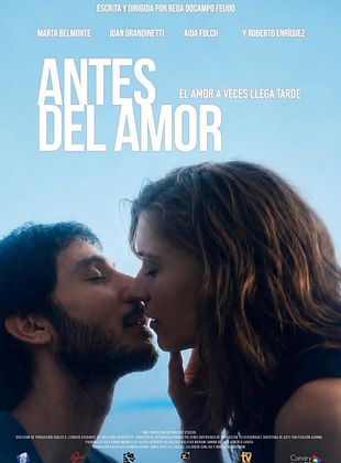 Cartel de  Antes del amor