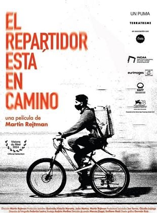 Cartel de El repartidor está en camino