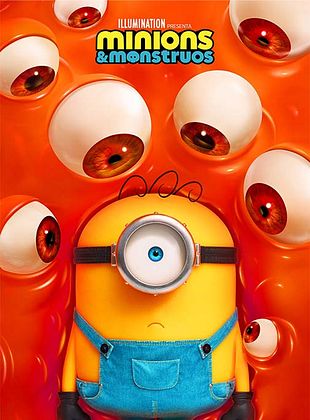 Cartel de  Minions & monstruos
