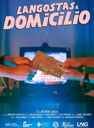 Cartel de  Langostas a domicilio