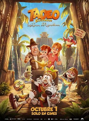 Cartel de  Tadeo El Explorador y La Lámpara Maravillosa 