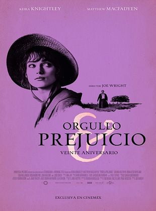 Cartel de  Orgullo y Prejuicio 20 Aniversario