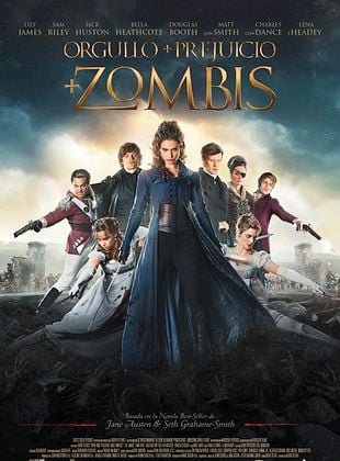 Cartel de Orgullo + prejuicio + zombis