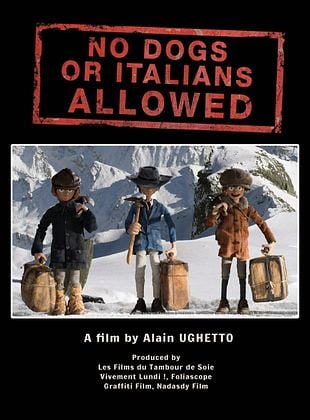 Cartel de  No Dogs or Italians Allowed