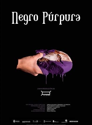 Cartel de  Negro púrpura