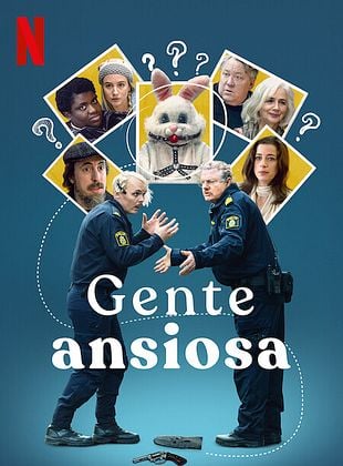 Cartel de Gente ansiosa