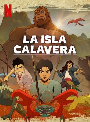 Cartel de La isla calavera
