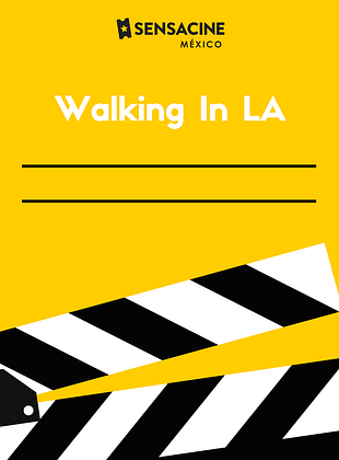 Cartel de Walking In LA