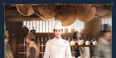 Cartel de Plato 1: Bibimbap con mantequilla de gochujang 