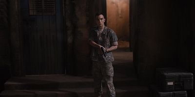 Cartel de Agonía inevitable del campo de batalla