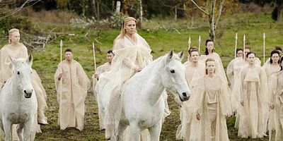 Cartel de Te hemos traído hemos pastelillos