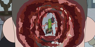 Cartel de Pickle Rick