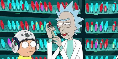 Cartel de Los sopladores de la mente de Morty