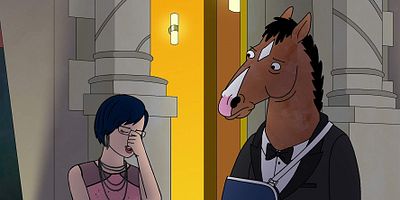 Cartel de Con la cabeza en las nubes