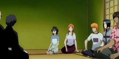 Cartel de Tsukiyo no shitou, nazo no shikaku to zanpakutō