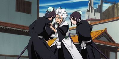 Cartel de Futari no Hinamori, Hitsugaya no kakugo