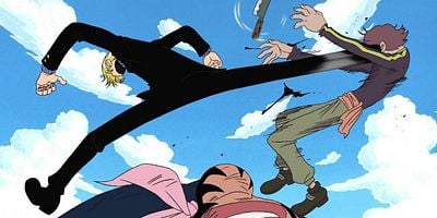 Cartel de Hissatsu ashiwaza sakurestu ! Sanji tai teppeki no Pearl